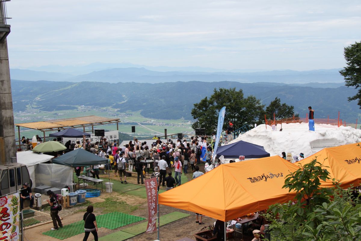 夏の天空雪まつり in 八海山