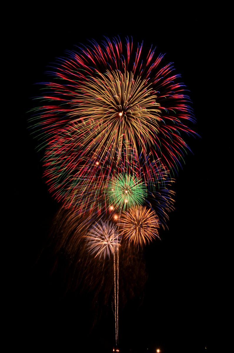 聖籠夏まつり海上花火