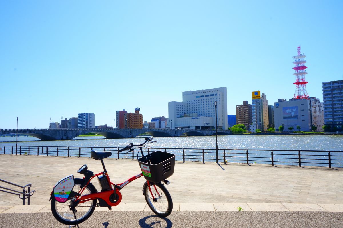 新潟駅から近場は自転車が便利！スマホで完結するにいがた2㎞シェア