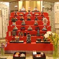 三国街道塩沢宿ひな雪見かざり