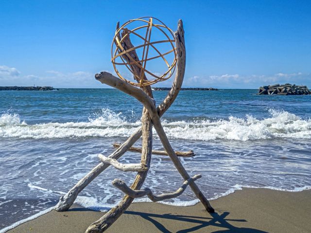 新潟ふるさと村にて「曲輪の球体 展　海のキオク」を開催します／新潟市