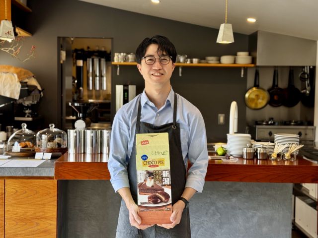 【新商品】沼垂テラスのカフェ「編むと紡ぐ」コラボチョコパイ発売のお知らせ