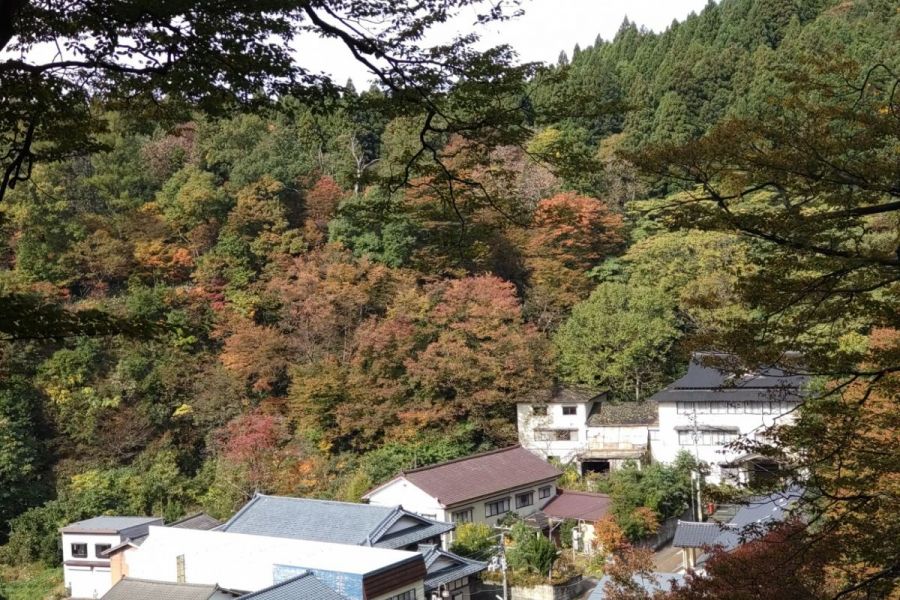 今は１軒の旅館と共同浴場がある。