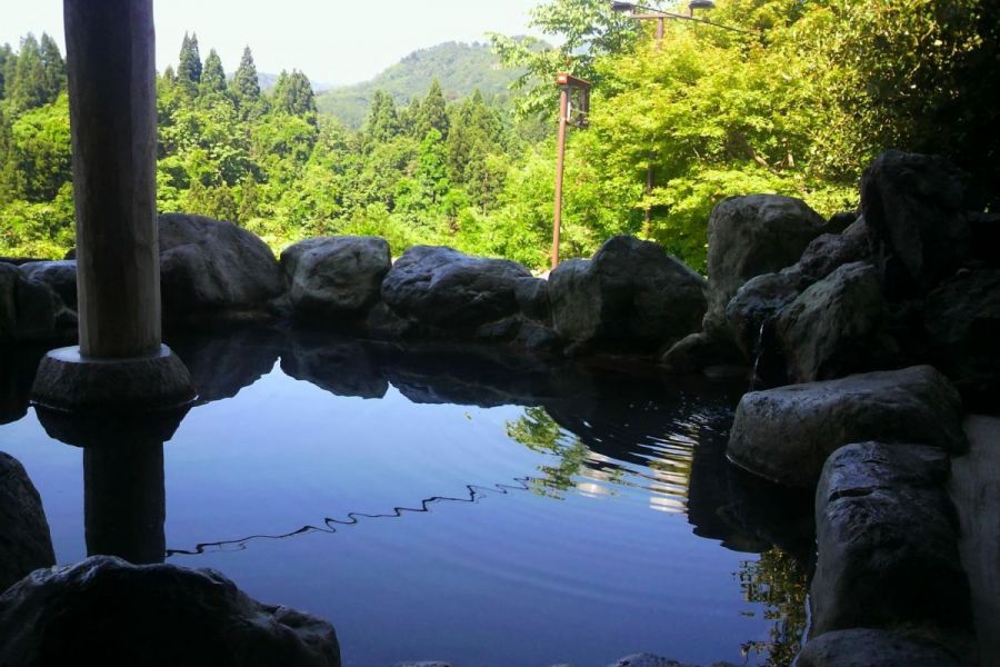 みかぐら荘　露天風呂