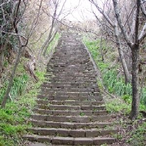 石段（椎谷観音）
