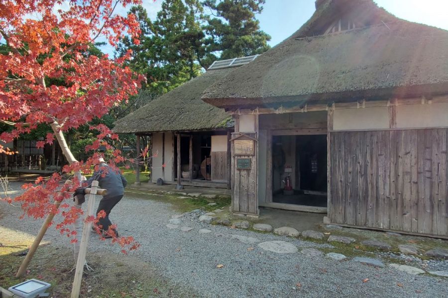 移築された古民家