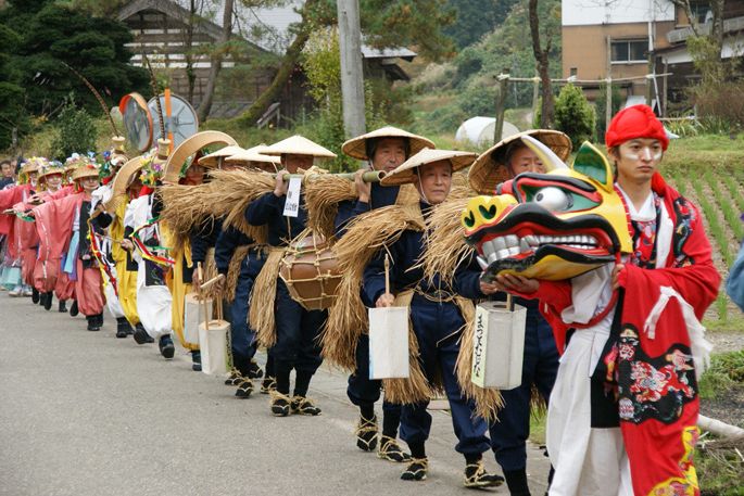 むじな酒の行列
