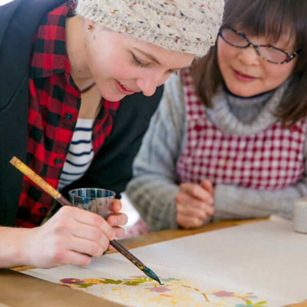 工場見学・友禅体験（染色工房青柳）