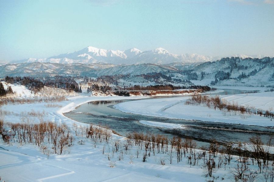 冬の立野原