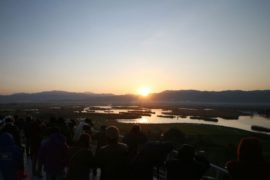 水の駅 ビュー福島潟 正月特別開館