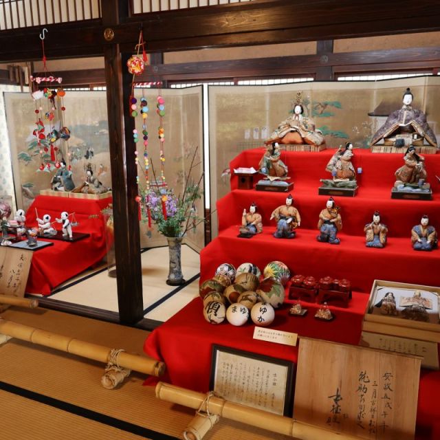 渡邉邸の雛かざり