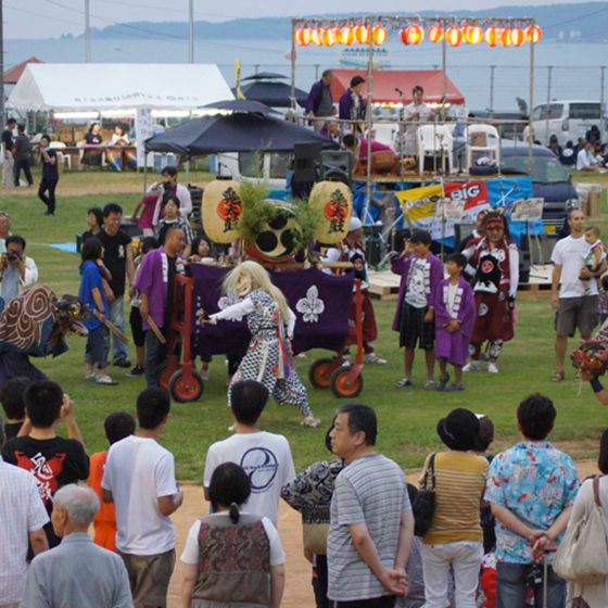 佐渡の盆「獅子ヶ城まつり」