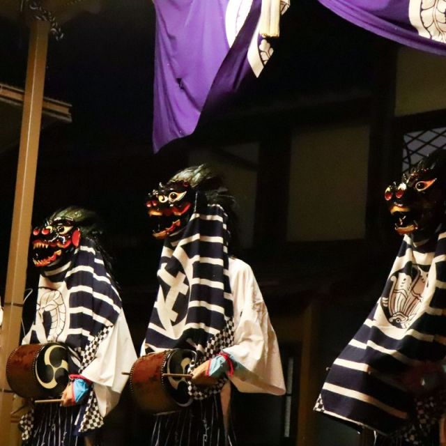 見附市無形民俗文化財「小栗山の獅子舞」