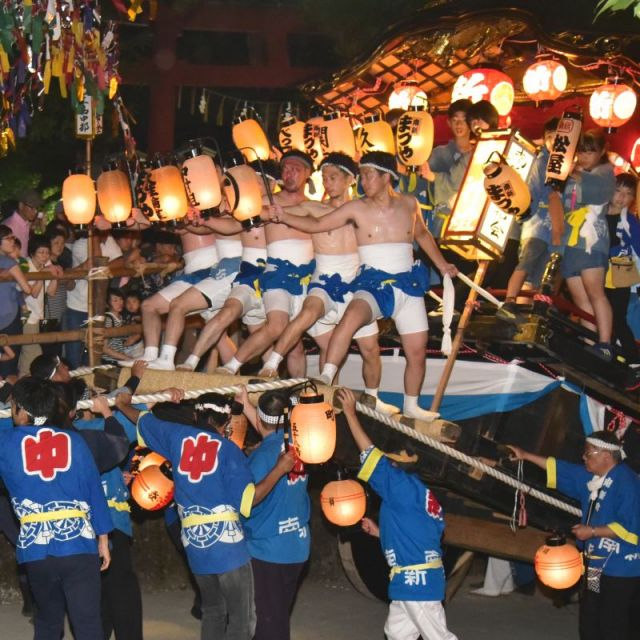 与板十五夜まつり