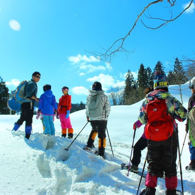 妻有スノーシューツアー
