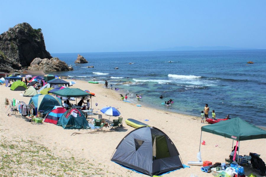 今川海水浴場（釜ノ前～上山）