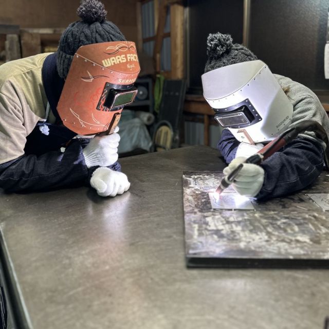 溶接技術を使ったアート体験