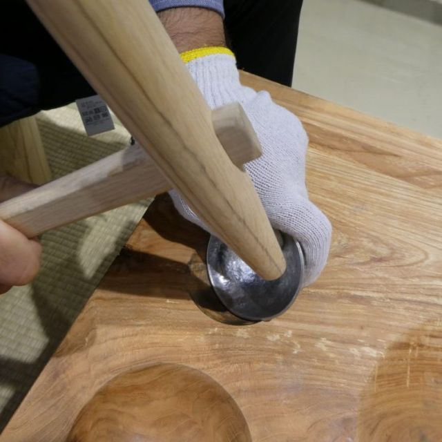 錫ぐい呑み製作体験