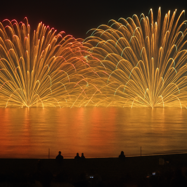 紫雲寺花火in藤塚浜