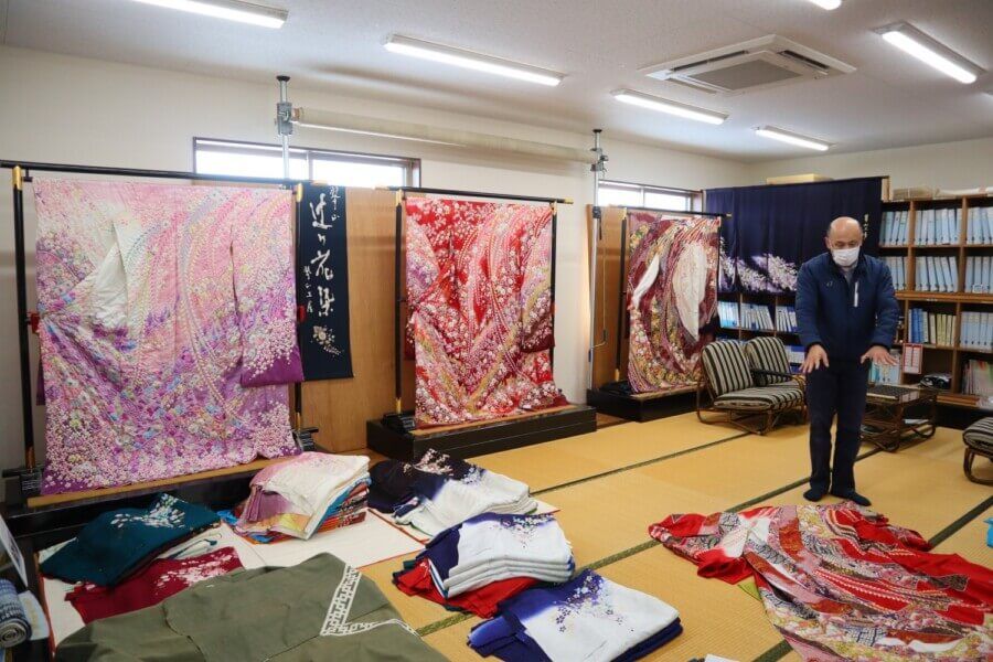 友禅染めを気軽に体験【株式会社 翠山】