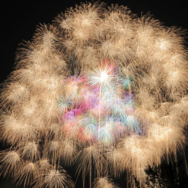 片貝まつり奉納煙火 忍字亭特設イス・テーブルコース バスツアー
