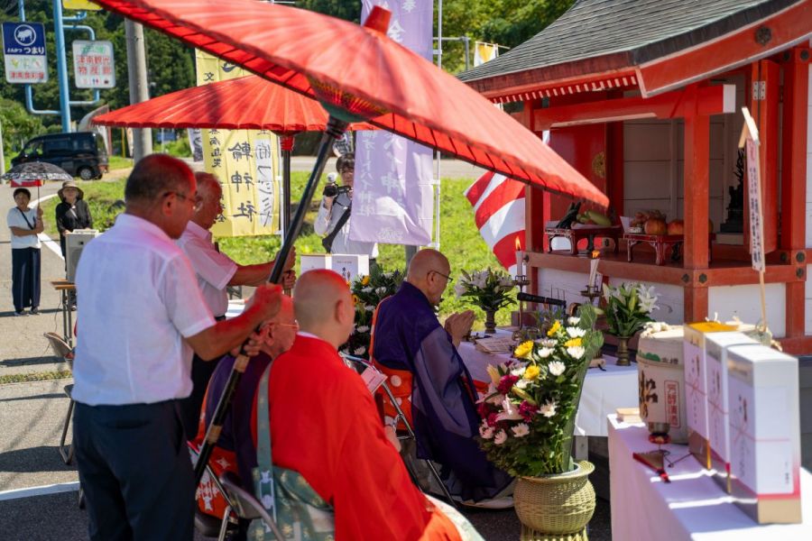善光寺大勧進 栢木寛照貫主　青空説法