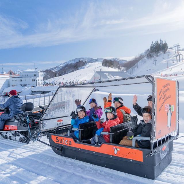 スノーモービルそりツアー／GALA湯沢スキー場