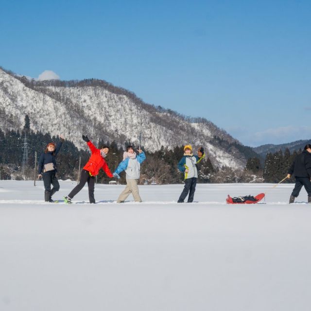 冬の里山をお散歩！大雪原かんじき雪中行軍
