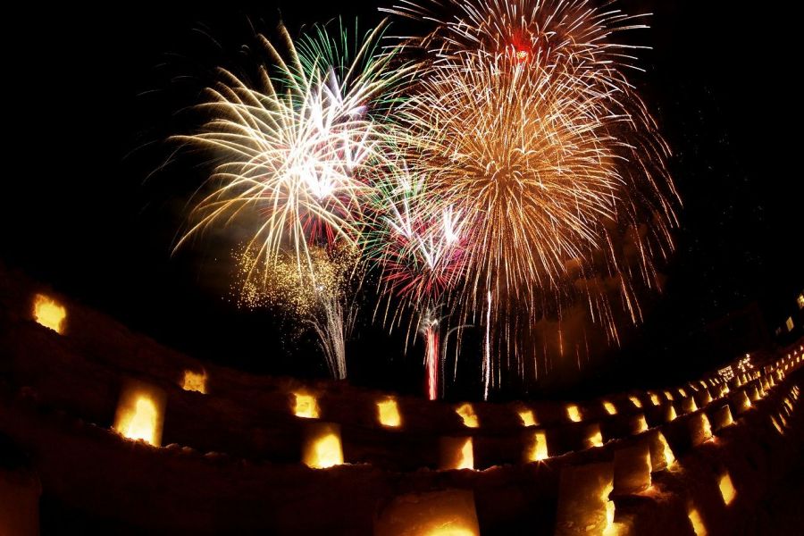 湯沢冬花火2026