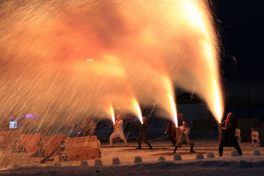 妙高大煙火須弥山まつり