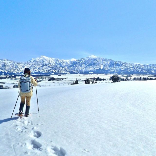 新感覚！エアスノーシューで雪原＆低山トレッキング 浦佐の「フットパス」で冬を満喫ツアー
