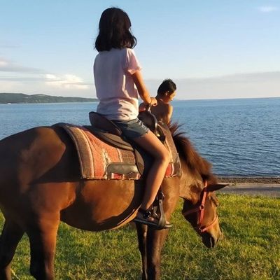 Beach Riding 海で乗馬体験！