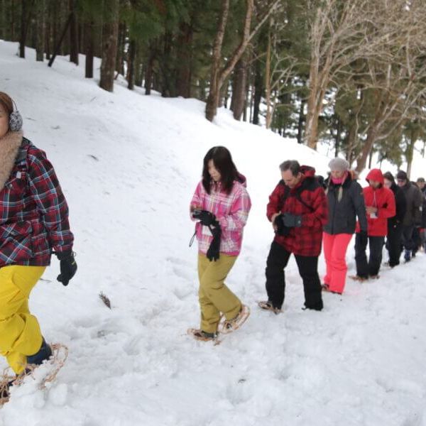 かんじき体験