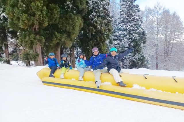 雪上バナナボート／舞子スノーリゾート