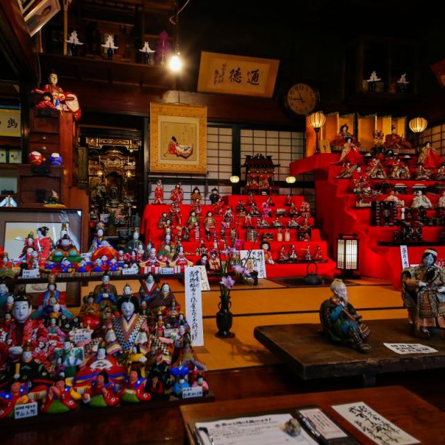 大観荘せなみの湯と村上町屋の人形さま巡り日帰りバスツアー