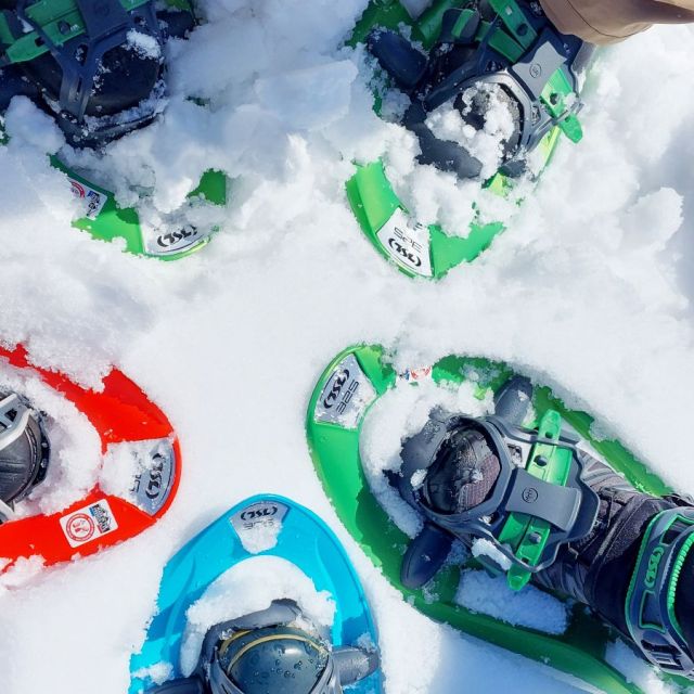 秋葉山スノーシュー体験