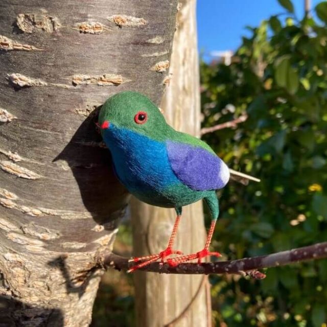 オンライン野鳥こけし作り教室