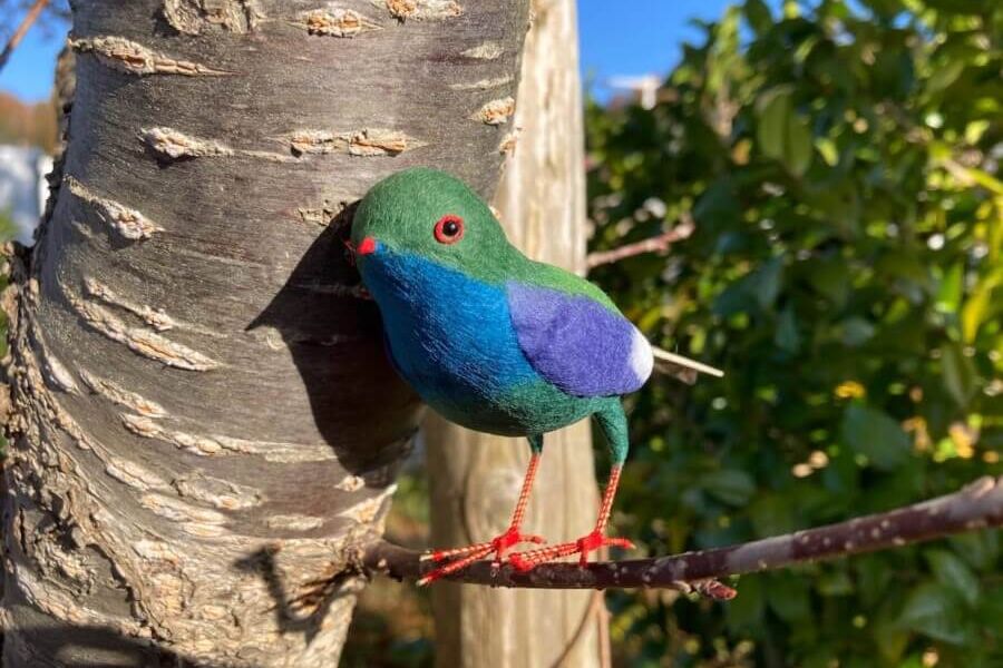 オンライン野鳥こけし作り教室