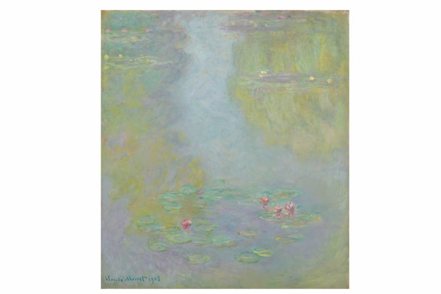 クロード・モネ《睡蓮》1908年　©東京富士美術館イメージアーカイブ／DNPartcom