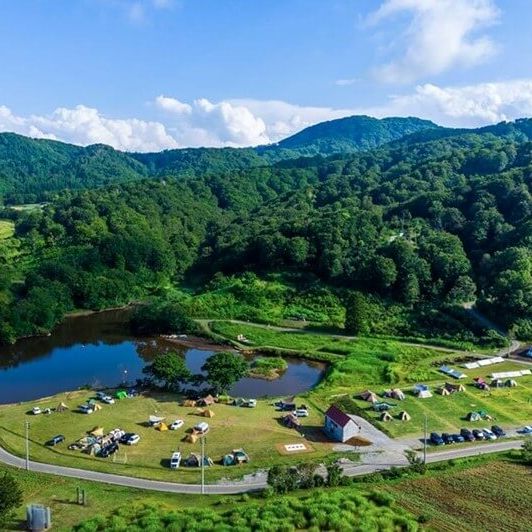 ▲越後妻有 大厳寺高原キャンプ場