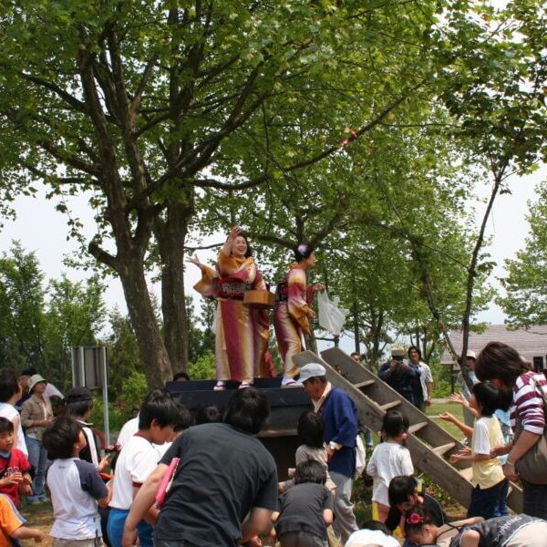 節黒城跡開山祭り