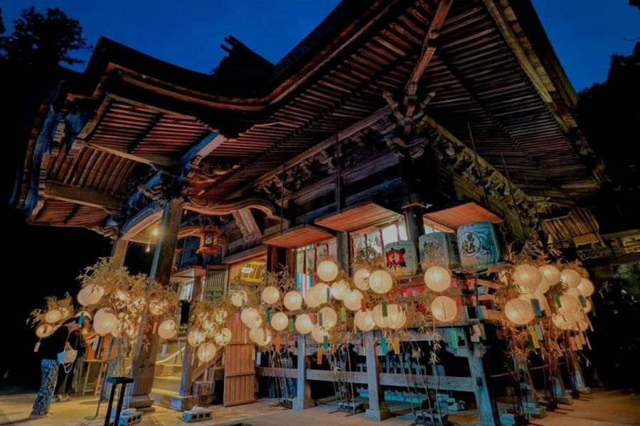 青海神社 あかりまいり