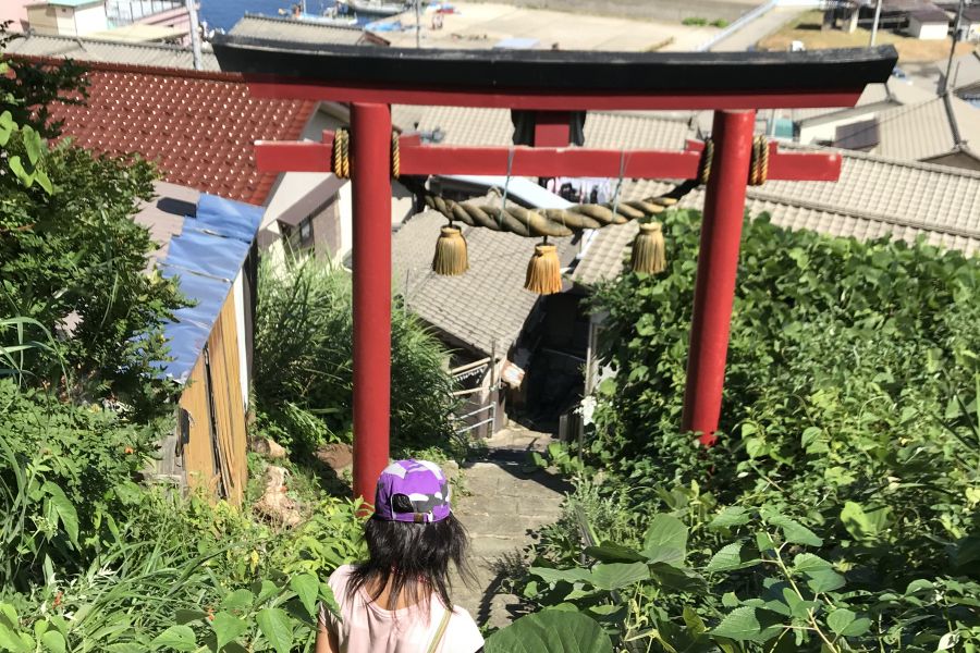 釜谷・塩釜六所神社からの眺め