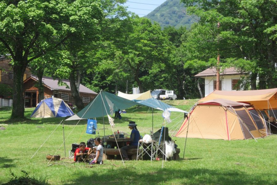 笹ヶ峰キャンプ場　（最寄りのバス停留所：「笹ヶ峰」停留所）