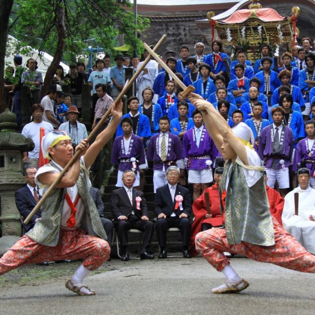 関山神社火祭り