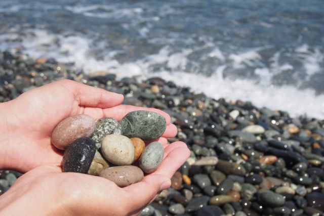 （b-62）ヒスイ海岸でのヒスイ拾いポイント（参考その2） Itoigawa Jade Hunting Journey Episode 10, Part 2: 