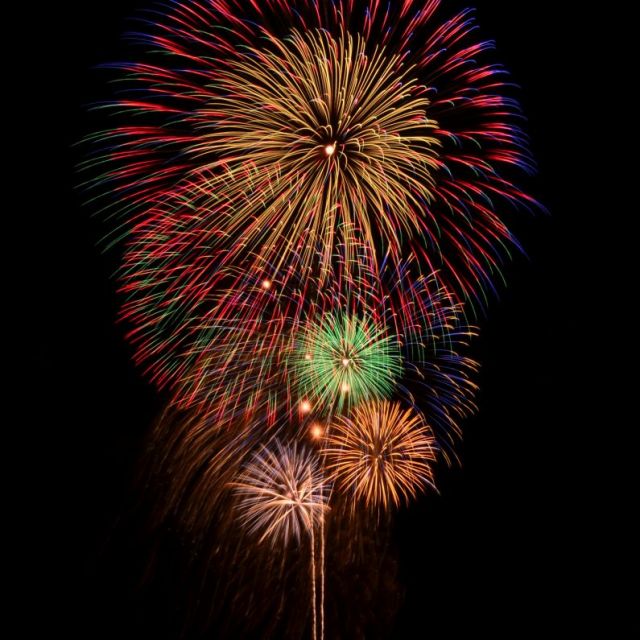 聖籠夏まつり海上花火