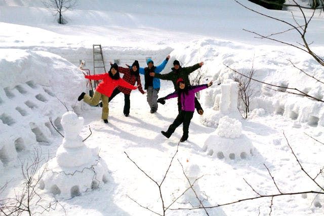 雪と暮らしを楽しもう！冬の豪雪地で雪遊び体験プラン