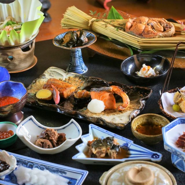 村上の鮭料理