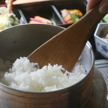 大地主の食文化を味わう 羽釜体験